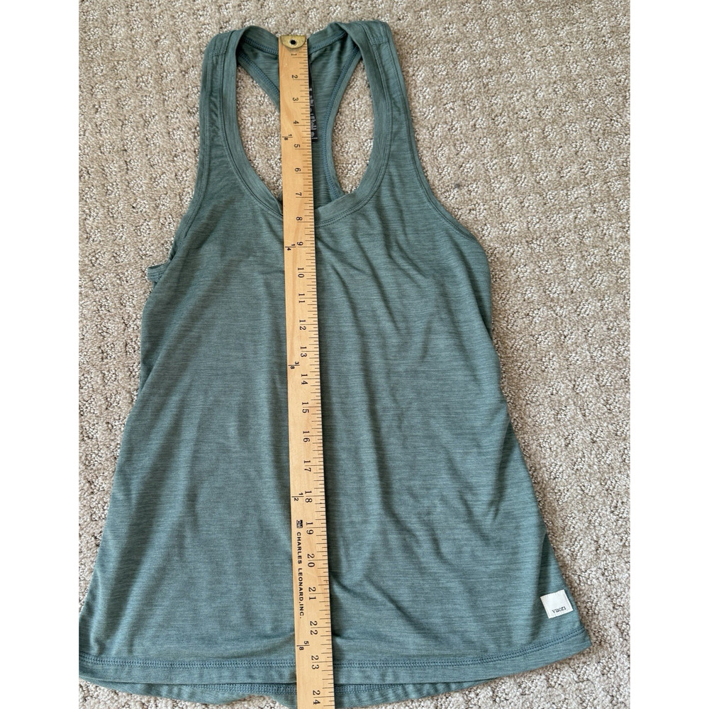Vuori Lux Performance Tank Top Womens XS Green Racerback Lightweight Sports - Picture 5 of 7